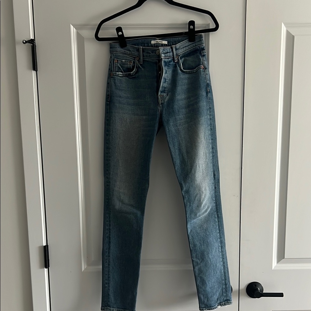 GRLFRND Women's Skinny Jeans in Faded Blue